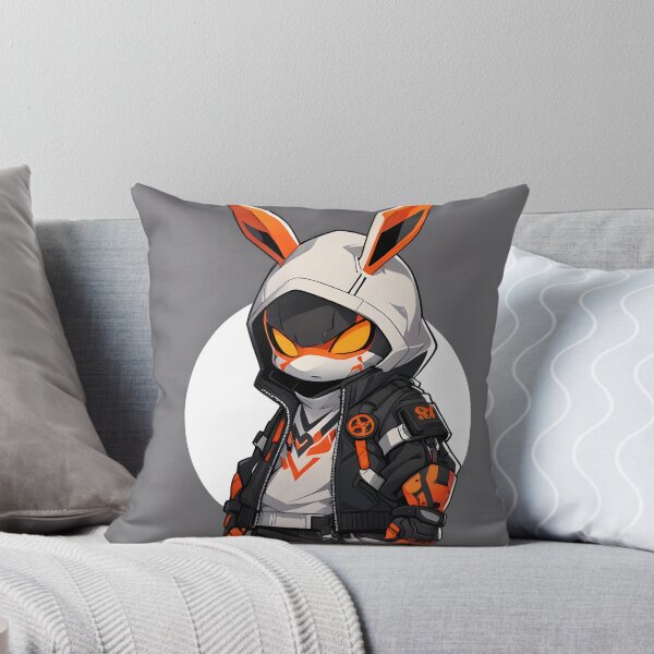 Item preview, Chibi rabbit illustration designed and sold by disturbedrod.