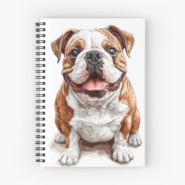 Item preview, Adorable English Bulldog - Realistic Dog Art 1 designed and sold by SteadyRolling.