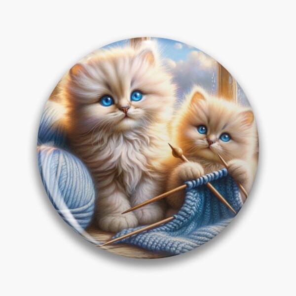 Item preview, Cute Knitting Cats designed and sold by m-y-A-I-A-R-T-.