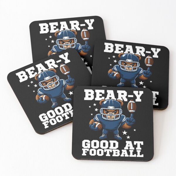 Item preview, BEAR-Y GOOD AT FOOTBALL - FOOTBALL BEARS GIFT designed and sold by KEF Custom.