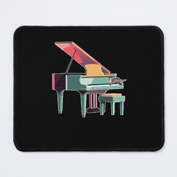 Item preview, Cute Grand Piano Player Month Otter Pianist Musician Animal designed and sold by Dressed For Duty.