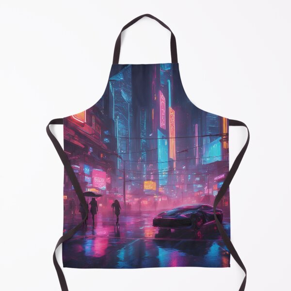 Item preview, Cyberpunk After Dark | Futuristic City Lights AI Design designed and sold by Eman Abou Ghazy.