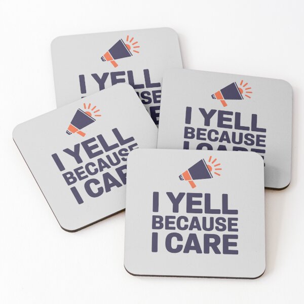 Item preview, Loud and Proud I Yell Because I Care designed and sold by TeeGrit.