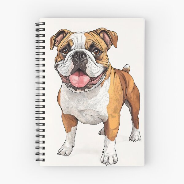 Item preview, Adorable English Bulldog - Realistic Dog Art 2 designed and sold by SteadyRolling.