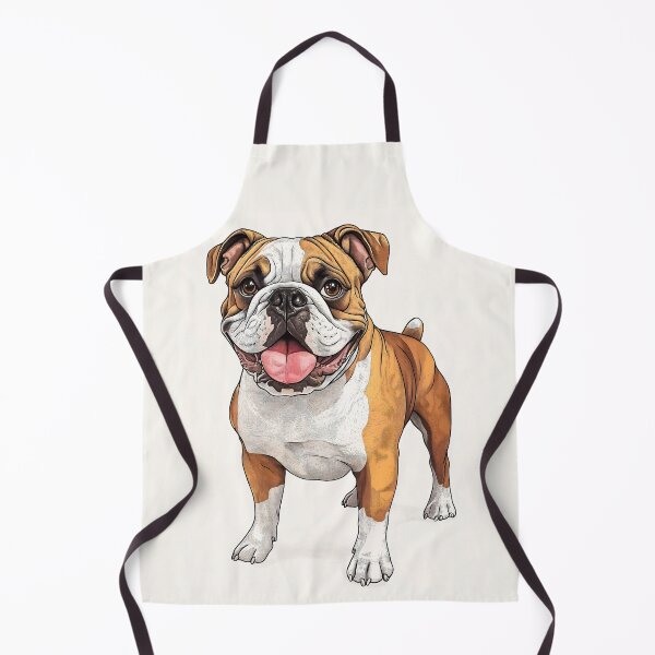 Item preview, Adorable English Bulldog - Realistic Dog Art 2 designed and sold by SteadyRolling.