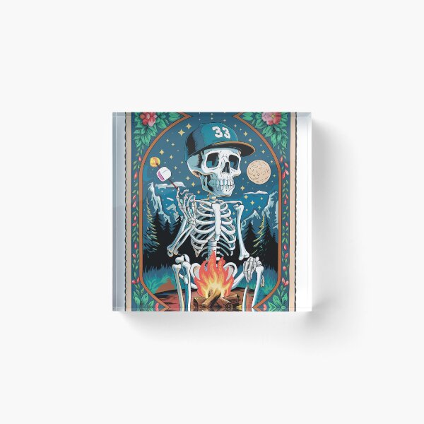 Item preview, The Happy Camper - Funny Skeleton Camping Design designed and sold by Charlietule.