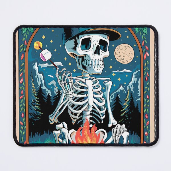 Item preview, The Happy Camper - Funny Skeleton Camping Design designed and sold by Charlietule.