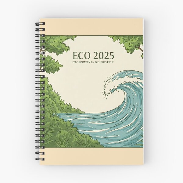 Item preview, "ECO 2025 Nature Art Sticker - Sustainable Ocean Forest Print" designed and sold by ethnicdigital.