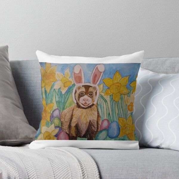 Item preview, Easter Ferret designed and sold by TanyaSealeyArt.