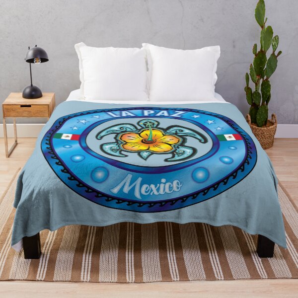 Item preview, La Paz Mexico sea turtle hibiscus designed and sold by studioss76.