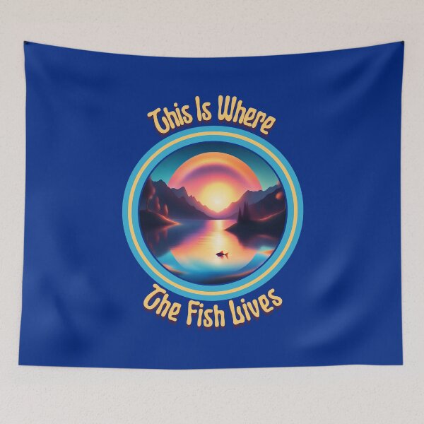 Item preview, This is Where the Fish Lives - Inspired By MST3K Episode 908 - The Touch of Satan designed and sold by 1Timothy523.
