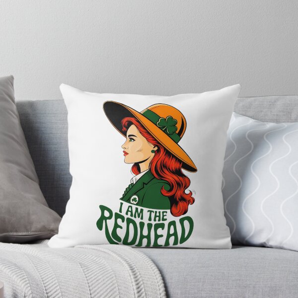Item preview, I Am the Redhead, Irish Pride, Fiery Spirit And St. Patrick’s Day Elegance designed and sold by elynne9.