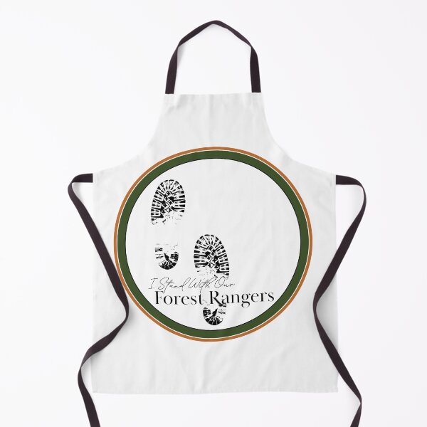 Item preview, I stand with our Forest Rangers National Park Service Unity Support Black Boot Print designed and sold by laughingwillows.