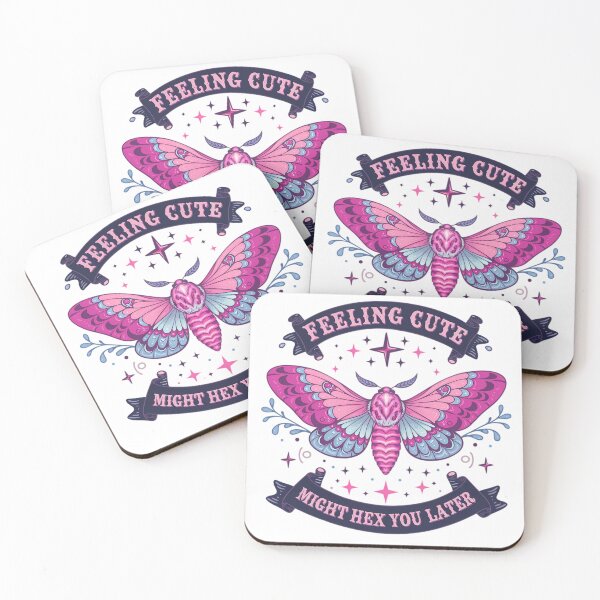 Item preview, Feeling Cute Might Hex You Later - Mystical Moth Design designed and sold by Charlietule.