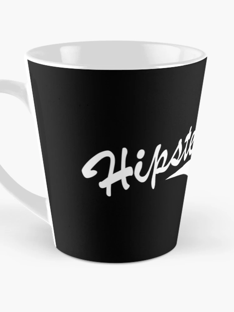 Aperçu 3 sur 4. Mug à café avec l'œuvre HIPSTER DOOFUS créée et vendue par Kicksaus.