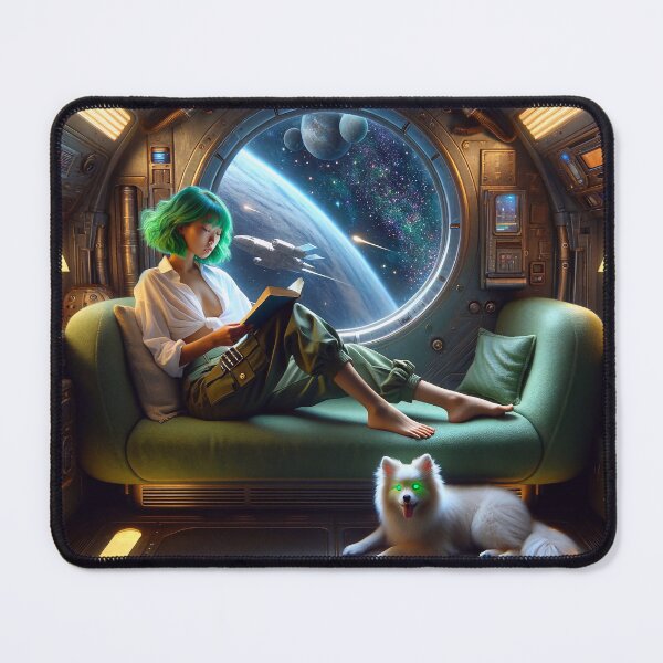 Item preview, Space Exploration with a Dog designed and sold by M-Y-A-R-T-.