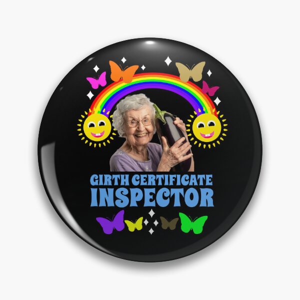 Item preview, Girth Certificate Inspector Embarrassing Vacation Swap designed and sold by RockFireMerch.