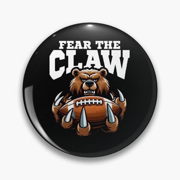 Item preview, FEAR THE CLAW, RESPECT THE PAWS - FOOTBALL BEARS GIFT designed and sold by KEF Custom.