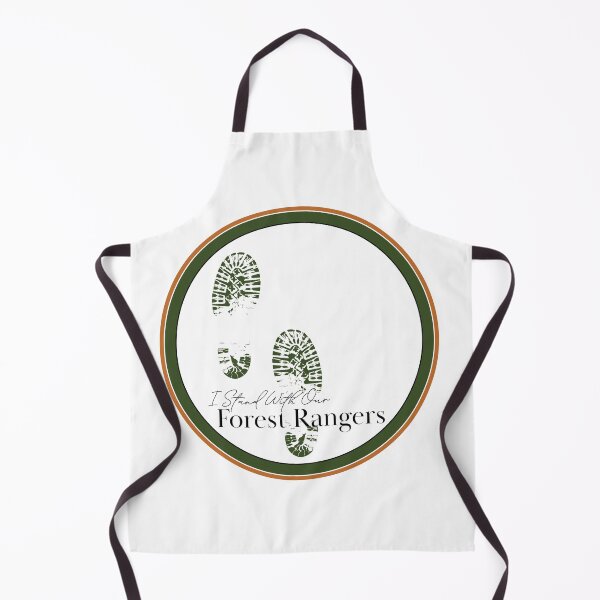 Item preview, I stand with our Forest Rangers National Park Service Unity Support Green Boot Print designed and sold by laughingwillows.