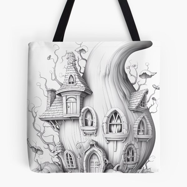 Item preview, Magical Pumpkin House #5 Coloring Page Pattern  designed and sold by DavidColoring.