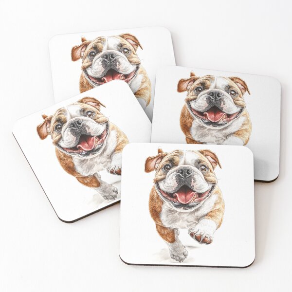 Item preview, Playful English Bulldog - Lifelike Pet Art designed and sold by SteadyRolling.