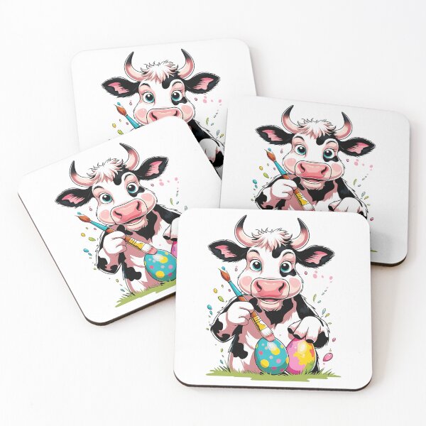 Item preview, Cow Easter - Cute Farm Animal Design for Easter Lovers designed and sold by DomTeesHaven.