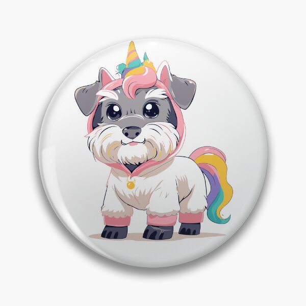 Item preview, Schnauzer Unicorn designed and sold by DogGarden.