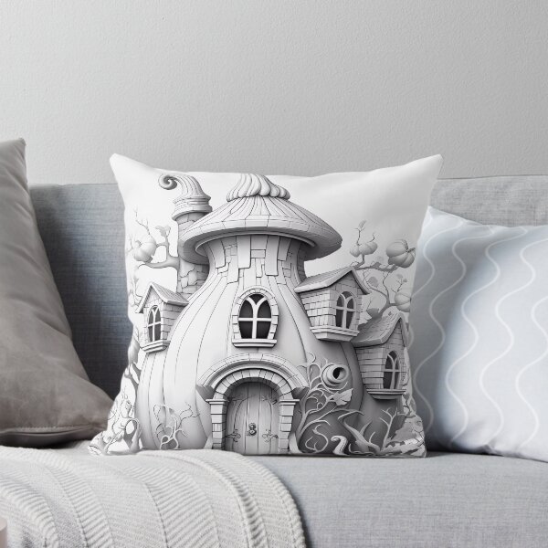Item preview, Magical Pumpkin House #8 Coloring Page Pattern  designed and sold by DavidColoring.