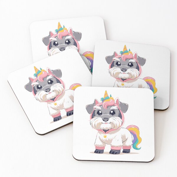 Item preview, Schnauzer Unicorn designed and sold by DogGarden.