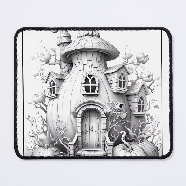 Item preview, Magical Pumpkin House #8 Coloring Page Pattern  designed and sold by DavidColoring.