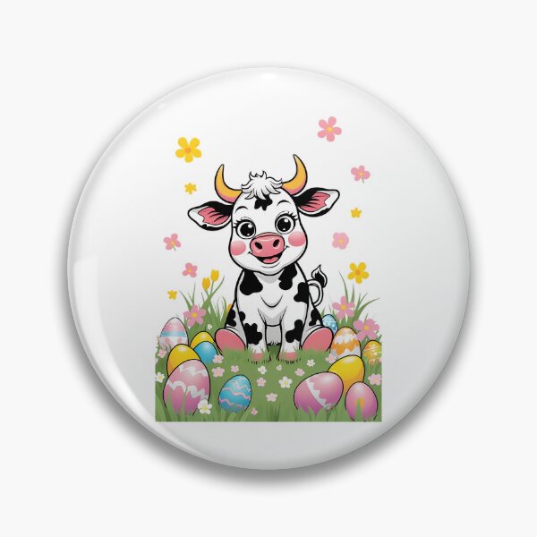 Item preview, Cow Easter - Cute Farm Animal Design for Easter Lovers designed and sold by DomTeesHaven.