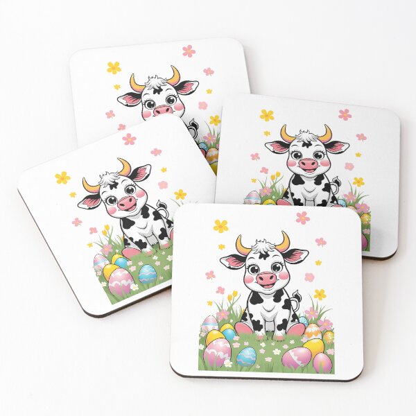 Item preview, Cow Easter - Cute Farm Animal Design for Easter Lovers designed and sold by DomTeesHaven.