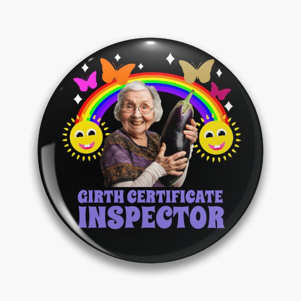 Item preview, Rude Bachelor Party Girth Certificate designed and sold by RockFireMerch.