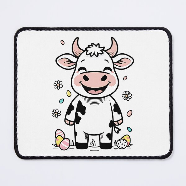 Item preview, Cute Happy Easter Cow designed and sold by DomTeesHaven.