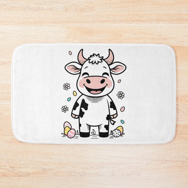 Item preview, Cute Happy Easter Cow designed and sold by DomTeesHaven.