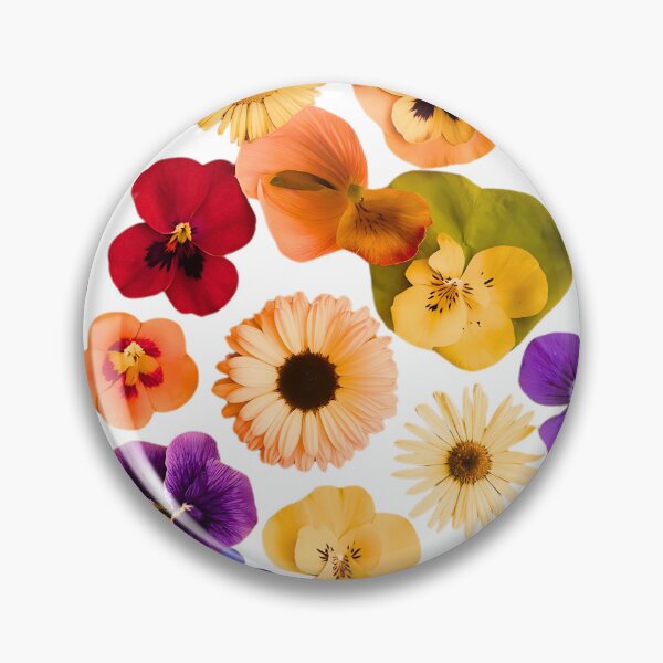 Item preview, Colorful Pressed Flowers – Dense Botanical Floral Aesthetic designed and sold by JohnnyP-Store.