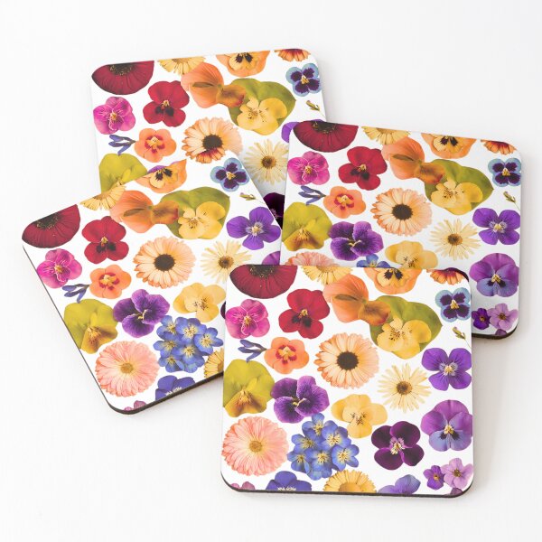 Item preview, Colorful Pressed Flowers – Dense Botanical Floral Aesthetic designed and sold by JohnnyP-Store.