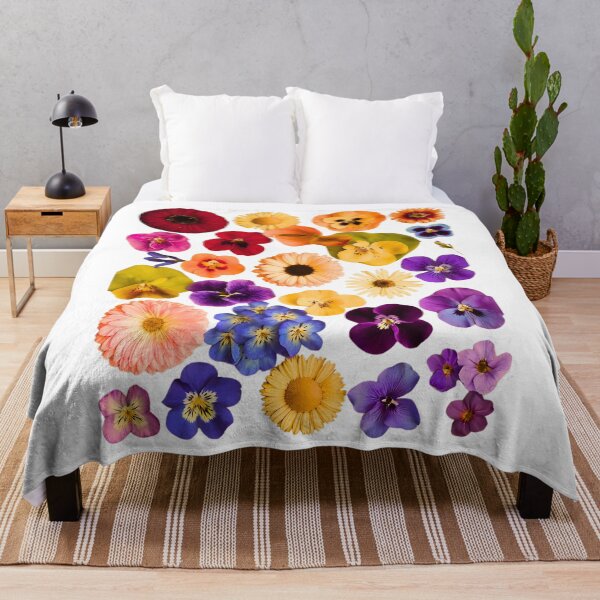 Item preview, Colorful Pressed Flowers – Dense Botanical Floral Aesthetic designed and sold by JohnnyP-Store.