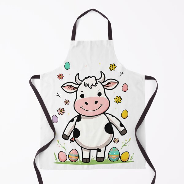 Item preview, Happy Easter Cow With Easter Eggs designed and sold by DomTeesHaven.