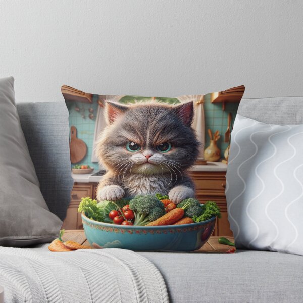 Item preview, Funny Vegan Cat designed and sold by M-Y-A-R-T-.