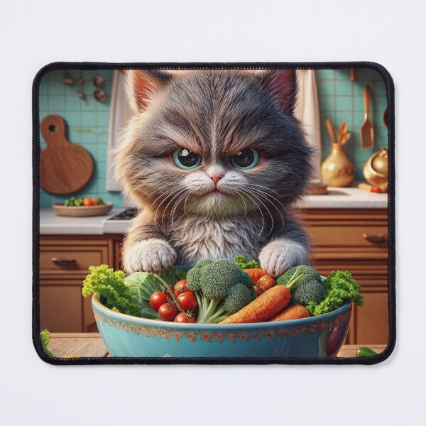 Item preview, Funny Vegan Cat designed and sold by M-Y-A-R-T-.