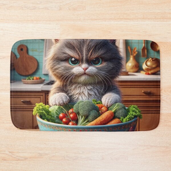 Item preview, Funny Vegan Cat designed and sold by M-Y-A-R-T-.