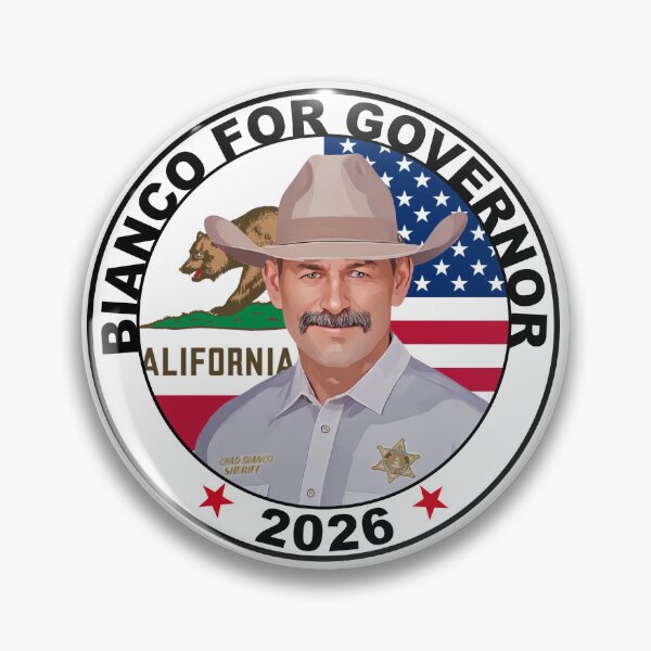 Item preview, Chad Bianco 2026 California Governor designed and sold by StickerWey.