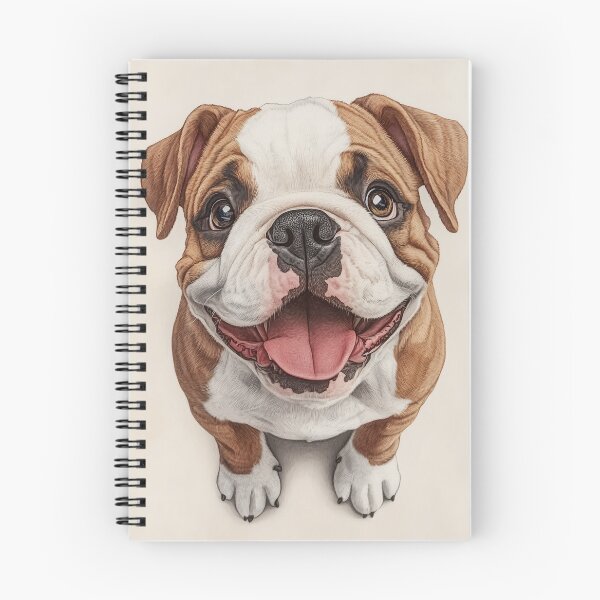 Item preview, Adorable English Bulldog - Realistic Dog Art 3 designed and sold by SteadyRolling.