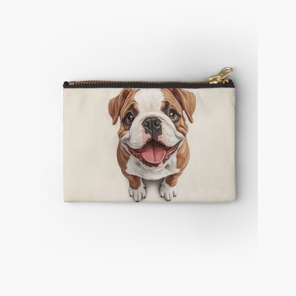 Item preview, Adorable English Bulldog - Realistic Dog Art 3 designed and sold by SteadyRolling.