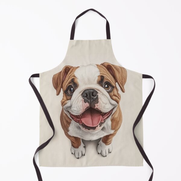 Item preview, Adorable English Bulldog - Realistic Dog Art 3 designed and sold by SteadyRolling.