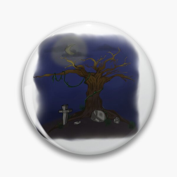 Item preview, gloomy tree and its grave designed and sold by Kalhanne.