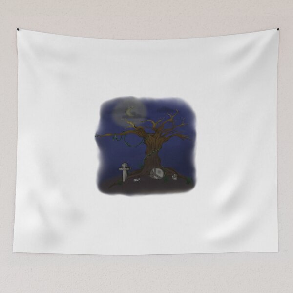Item preview, gloomy tree and its grave designed and sold by Kalhanne.