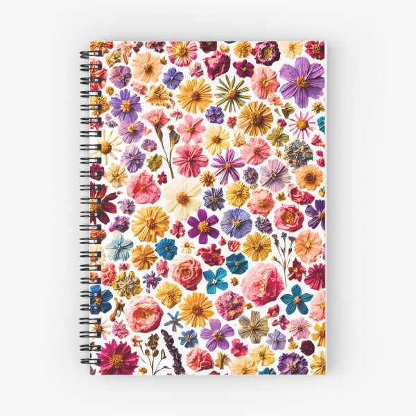 Item preview, Colorful Pressed Flowers – Dense Botanical Floral Aesthetic designed and sold by JohnnyP-Store.