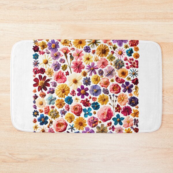 Item preview, Colorful Pressed Flowers – Dense Botanical Floral Aesthetic designed and sold by JohnnyP-Store.